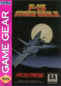 F-15 Strike Eagle Sega Game Gear US box art